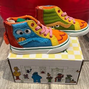 Toddler Sesame Street Vans Collab Sk8Hi